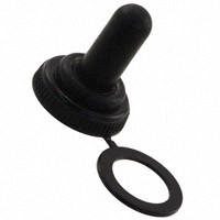 M1080-1, Black Ethylene Propylene Diene Rubber (EPDM), toggle switch boot. 15/32-32 thread.