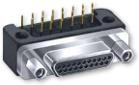 M83513/13-F02CW, Conn Micro D-Subminiature SKT 37 POS 1.27mm Solder RA Thru-Hole 37 Terminal 1 Port
