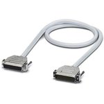 2302308, Assembled shielded round cable; connection 1: D-SUB socket strip (1x ...