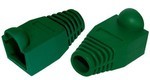Защитные колпачки для кабеля 6,0мм cat.5, на соединение коннектора с кабелем, зеленый, 100 шт. в пчк