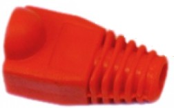Защитные колпачки для кабеля 6,0мм cat.5, на соединение коннектора с кабелем, оранж., 100 шт. в пачке