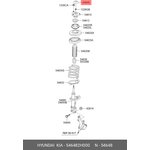 Колпачок опоры переднего амортизатора HYUNDAI/KIA 54648-2H000