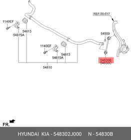 548302J000, Стойка стабилизатора