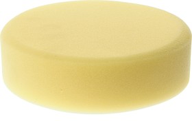 Губка для полировки 180мм (М14) на диске желтая ROCKFORCE