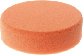 Губка для полировки 180мм (М14) на диске оранжевая ROCKFORCE