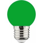 Светодиодная цветная лампа RAINBOW 1W Зелёный E27 220-240V 001-017-0001 HRZ00002313