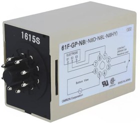 Фото 1/6 61F-GP-N8 230VAC, Модуль: реле контроля уровня, уровень проводящей жидкости, DIN