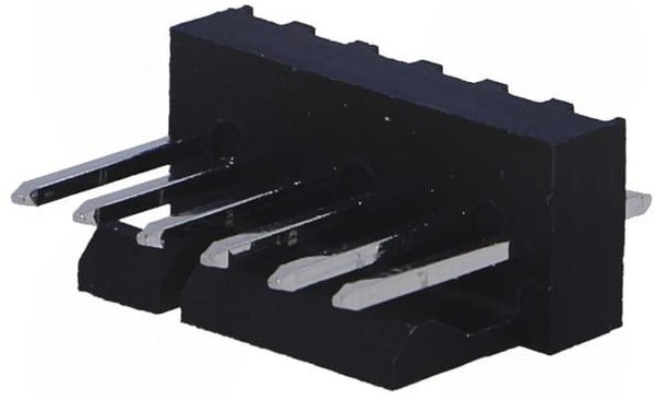 171856-0006, Pin Header, Power, 2.54 mm, 1 Rows, 6 Contacts