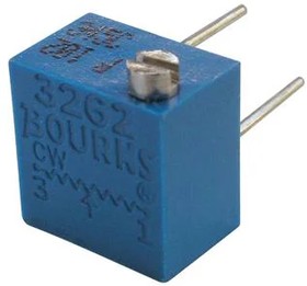 3262W-1-102LF, Trimmer Resistors - Through Hole 1/4" 1Kohms 10% Square Cermet Sealed