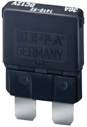 1610-92-25A, Circuit Breaker Thermal Automotive Miniature Auto-Reset Button 1P 12VDC 25A
