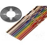 1700/14 (100FT), Провод: плоский, 1,27мм, многопров, Cu, 14x28AWG, неэкранированный