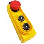 Пульт управления 2 кнопки, аварийный бутон, 220/380в для лебедок ...