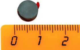 Фото 1/10 Ферритовый магнит диск 8х2 мм с клеевым слоем, 20 шт, Forceberg