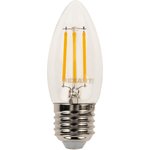 604-093, Лампа филаментная Свеча CN35 9,5Вт 950Лм 2700K E27 прозрачная колба