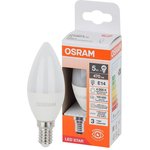 Лампа светодиодная LED Star 5Вт свеча 4000К E14 470лм (замена 40Вт) OSRAM ...
