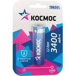 KOC18650Li-ion34PBL1, Аккумулятор 3400мАч 18650 Li-ion 1BL