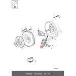 1672002, VO1672002_сальник !выжим. вала сцепления 31x55x9\ VOLVO VT1708B/VT2009B