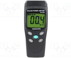 TM-206, Измеритель мощности солнечного излучения LCD (2000) 250г