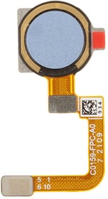 Фото 1/2 Шлейф/FLC Realme C25 (RMX3191) сканер отпечатка пальца (голубой)