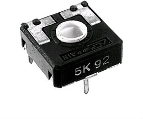 CA14NV12,5-100RA2020, Резистор подстроечный с подстройкой сверху P10/12,5 100R