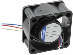 Фото 1/2 414/2, DC Fans Tubeaxial Fan, 40x40x20mm, 24VDC, 5.9CFM, Speed Signal/Open Collector Output