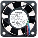 405F, 400 F Series Axial Fan, 5 V dc, DC Operation, 8m³/h, 700mW, 140μA Max ...