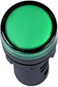 Фото 1/2 SQ0702-0004, Лампа AD-22DS(LED) матрица d22мм зеленый 230В