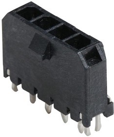 Фото 1/2 43650-0419, Pin Header, Power, Wire-to-Board, 3 мм, 1 ряд(-ов), 4 контакт(-ов), Through Hole Straight