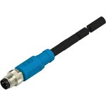 T4061110003-001, Sensor Cables / Actuator Cables M8-MS-3CON PVC-0.5M SH