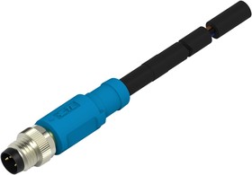 Фото 1/2 T4061110003-001, Sensor Cables / Actuator Cables M8-MS-3CON PVC-0.5M SH