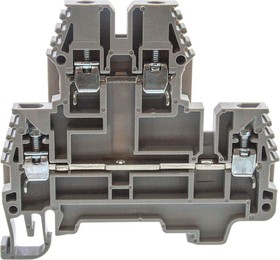 PIK2,5 RD (серый), Клеммник 2-х ярусный, 2,5 мм.кв.