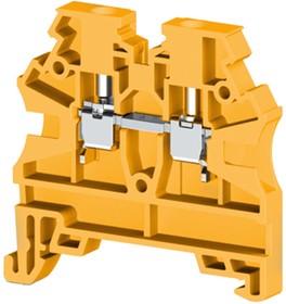 AVK2,5 RD (желтый), Клеммник на DIN-рейку 2,5мм.кв.
