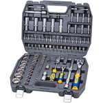 Набор инструмента 1/2"Dr и 1/4"Dr 95 предметов с 12 гран. головками