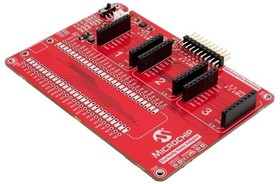 Фото 1/4 AC164162, Sockets & Adapters Curiosity Nano Base for Click Boards and Xplained Pro extensions