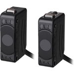 BJ15M-TDT-P, Фотодатчик PNP, миниатюрный, NO или NC, 15м, пересечение луча, 12-24VDC