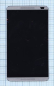Фото 1/2 Дисплей (экран) в сборе с тачскрином для Huawei MediaPad M1 8.0 (D2S8-301L) черный