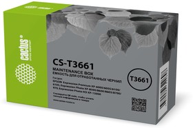Фото 1/2 Бункер Cactus CS-T3661 (C13T366100 емкость для отработанных чернил) для Epson Expression Premium XP-6000/6005/6100