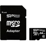 Флеш карта microSD 64GB Silicon Power Superior microSDXC Class 10 UHS-I U3 90/80 ...