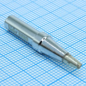 ET BB soldering tip 2.4mm, (4ETBB-1), Жало для паяльника LR 21/WEP 70, под 45° скошенный круг 2,4мм