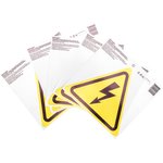 56-0006, Наклейка знак электробезопасности «Опасность поражения электротоком» ...