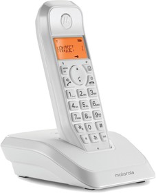 Фото 1/6 107S1202WHITE, Радиотелефон Dect Motorola S1202 (цвет белый)