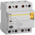 Выключатель дифференциального тока (УЗО) 4п 25А 300мА тип ACS ВД1-63S IEK ...