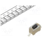 1437566-4, Switch Tactile OFF (ON) SPST Rectangular Button Gull Wing 0.05A 24VDC ...
