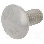 FRSB 6X12 F, Screw; with flange nut; M6x12; 1; Head: button; steel; zinc