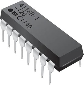 4116R-1-393LF, Resistor Networks & Arrays 16pin 39Kohms Isolated Low Profile