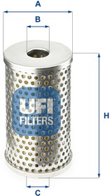 Фото 1/4 2540601, Фильтр Масляный картридж MERCEDES BENZ ZF DIV.