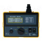 380462, Milliohmmeter, LCD (1999), 0.1-200M, 2ohm, 20ohm, 200ohm, 2oHm