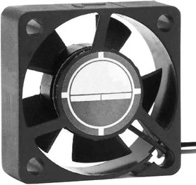 OD3010-05MB, DC Fans DC Fan, 30x30x10mm, 5VDC, 4CFM, 0.08A, 30dBA, 9000RPM, Dual Ball, 2x Lead Wires