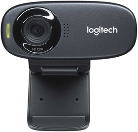 Фото 1/10 Web-камера Logitech HD Webcam C310, черный [960-001065]