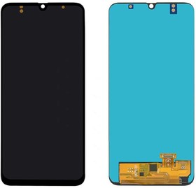 Фото 1/2 Дисплей (экран) в сборе с тачскрином для Samsung Galaxy A30 SM-A305F черный (OLED)
